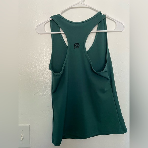 NWOT POP Fit M Teal Racerback Athletic Shirt - Picture 2 of 2